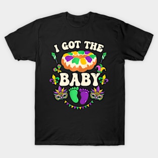 I Got The Pregnancy Announcement  Mardi Gras T-Shirt